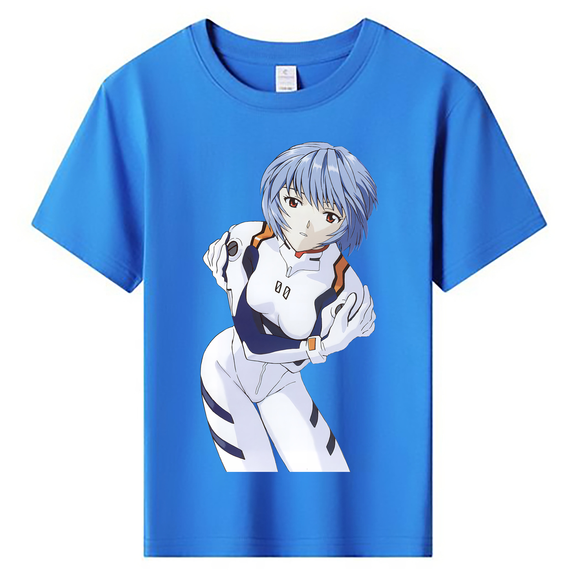 （画像用） EVA 新世紀エヴァンゲリオン 綿100％キッズTシャツ（フロントプリント）